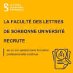 Photo Recrutement Faculté des Lettres